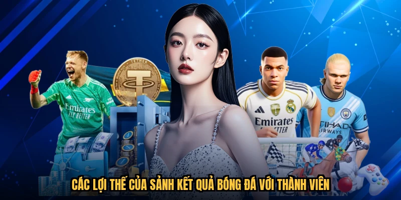Các lợi thế của sảnh kết quả bóng đá với thành viên