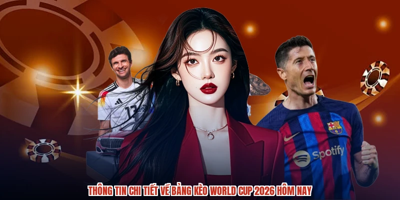 Thông tin chi tiết về bảng kèo World Cup 2026 hôm nay